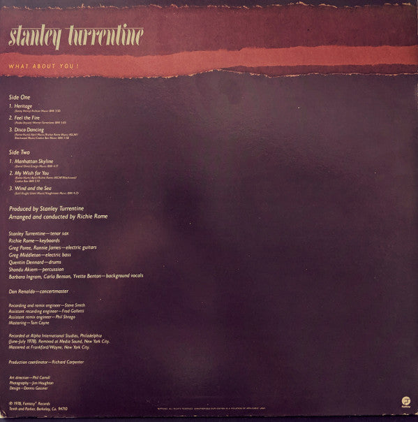 Stanley Turrentine - What About You!