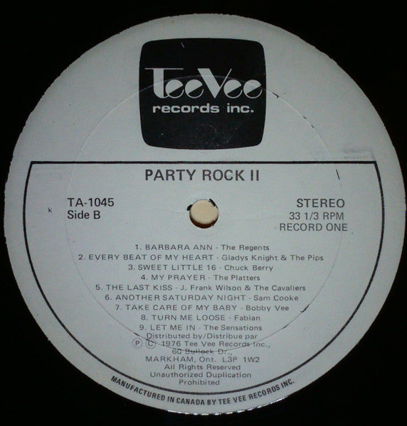 Various - Party Rock II - 1976