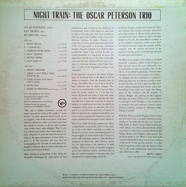 Oscar Peterson Trio, The - Night Train - 1973