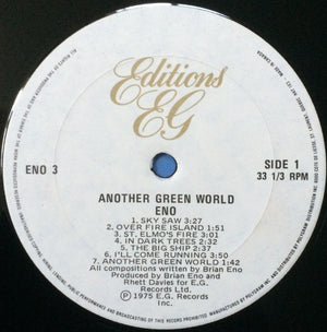 Eno - Another Green World Vinyl Record