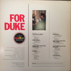 Bill Berry And His Ellington Allstars - For Duke - 1978