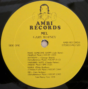 Gary Wofsey - Mel