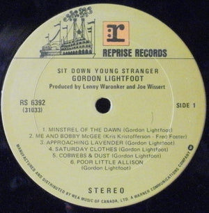 Gordon Lightfoot - Sit Down Young Stranger