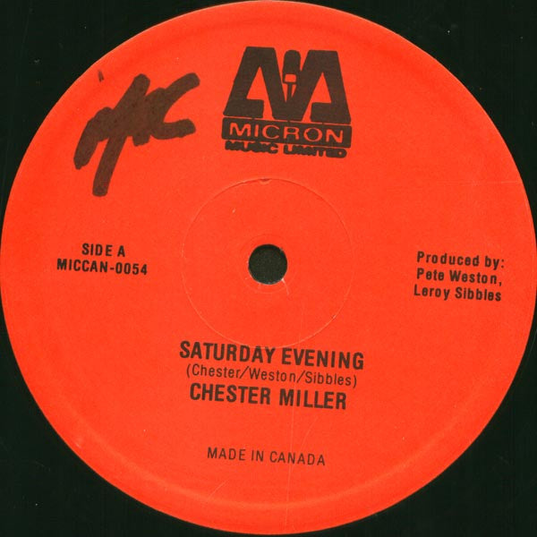 Chester Miller / Stamma Rank - Saturday Evening / Another #One - 1983