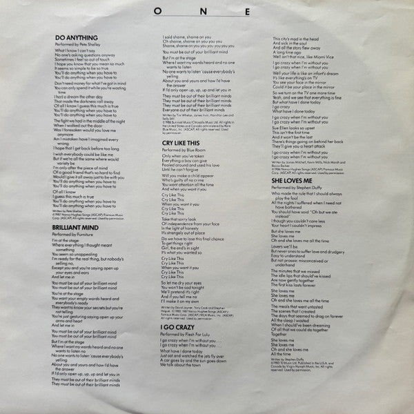 Various - Some Kind Of Wonderful (Music From The Motion Picture Soundtrack) - 1987