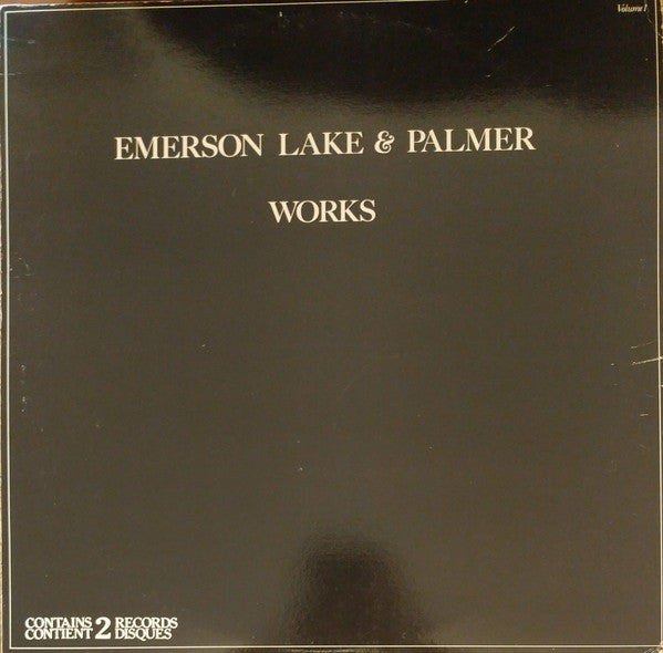 Emerson, Lake & Palmer - Works (Volume 1)