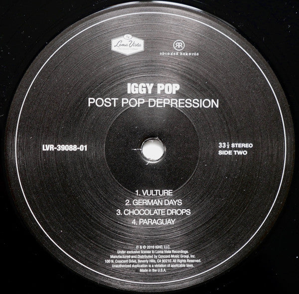 Iggy Pop - Post Pop Depression - 2016