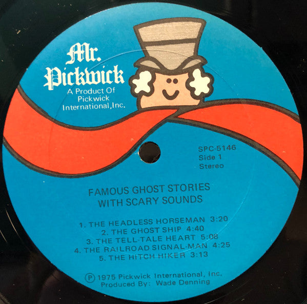 Wade Denning - Famous Ghost Stories With Scary Sounds Vinyl Record