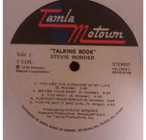 Stevie Wonder - Talking Book