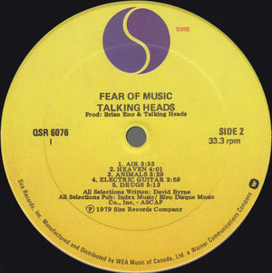 Talking Heads - Fear Of Music - 1979