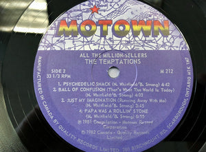 Temptations, The - All The Million Sellers - 1982