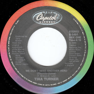 Tina Turner - We Don't Need Another Hero (Thunderdome) - 1985