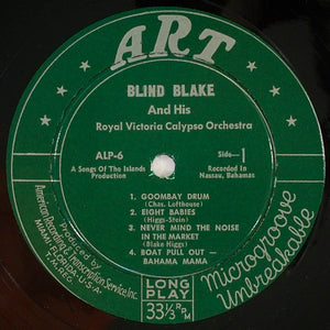 Blind Blake & His Royal Victoria Calypso Orchestra - A Third Album Of Bahamian Songs Vinyl Record