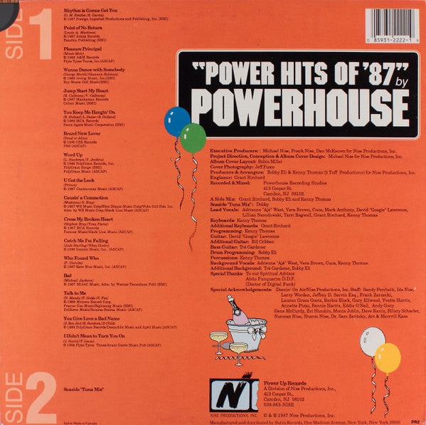 Various - Powerhouse Power Hits Of '87