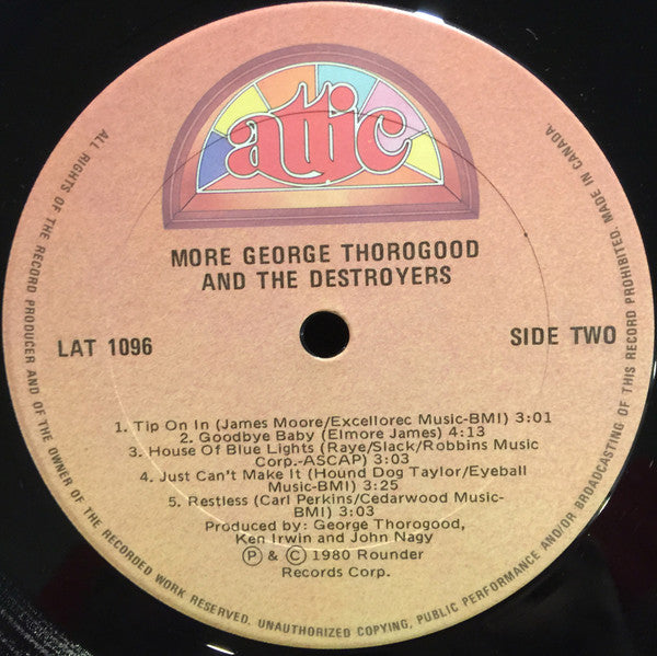 George Thorogood & The Destroyers - More George Thorogood And The Destroyers - 1980