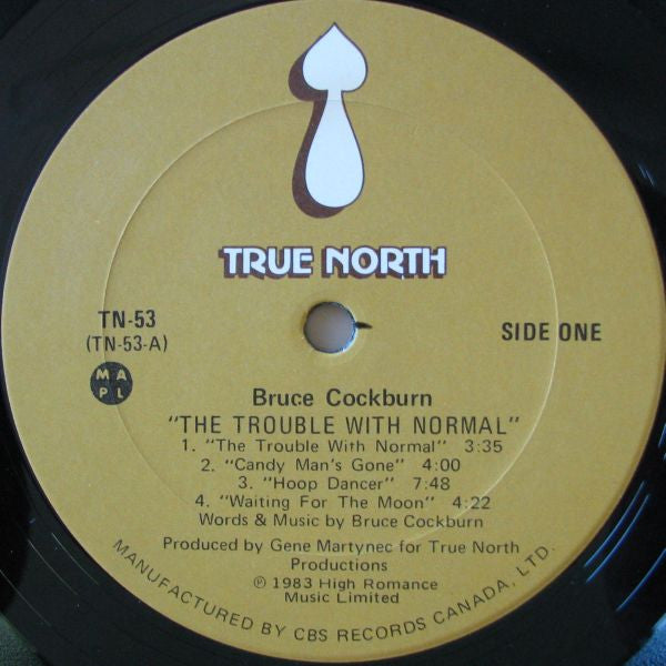 Bruce Cockburn - The Trouble With Normal Vinyl Record