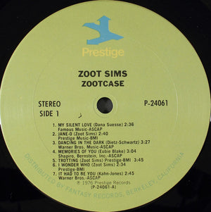 Zoot Sims - Zootcase Vinyl Record