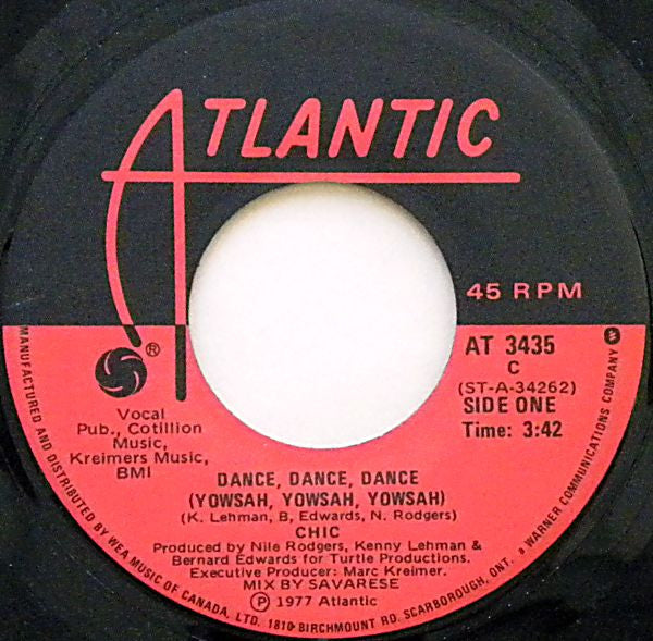 Chic - Dance, Dance, Dance (Yowsah, Yowsah, Yowsah) Vinyl Record