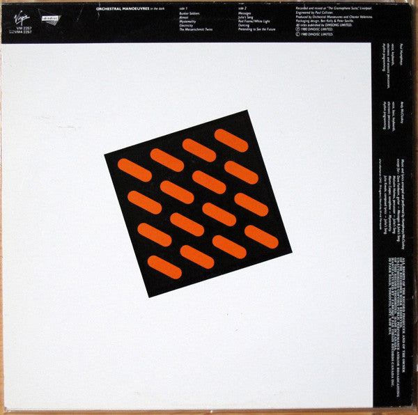 Orchestral Manoeuvres In The Dark - Orchestral Manoeuvres In The Dark -