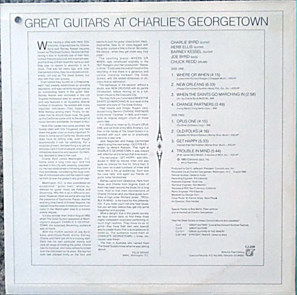 The Great Guitars - Great Guitars At Charlie's Georgetown