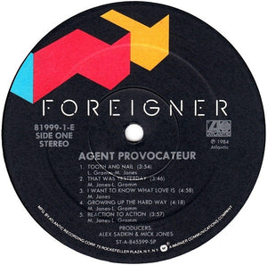 Foreigner - Agent Provocateur