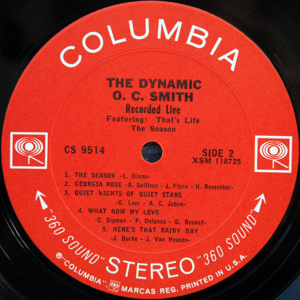OC Smith - The Dynamic O. C. Smith - Recorded Live - 1967