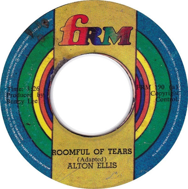 Alton Ellis - Roomful Of Tears / Roomful Of Version