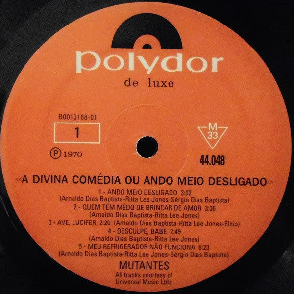 Os Mutantes - A Divina Comédia Ou Ando Meio Desligado - 2010