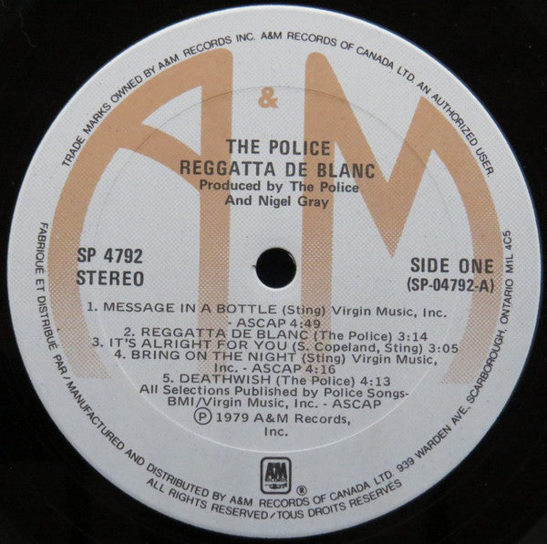 Police, The - Reggatta De Blanc - 1979