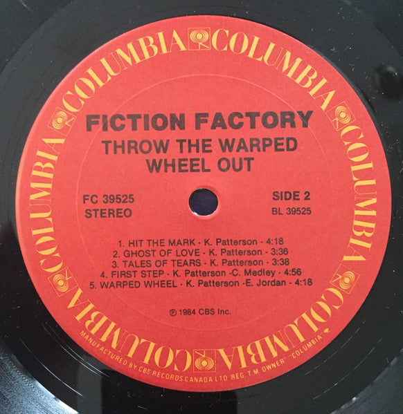 Fiction Factory - Throw The Warped Wheel Out - 1984