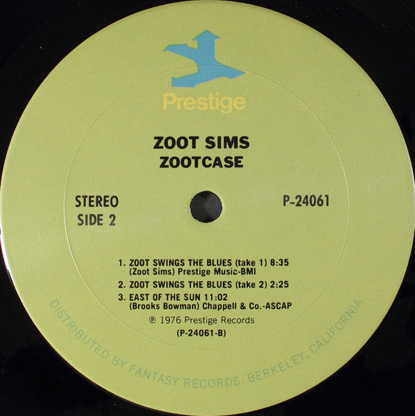 Zoot Sims - Zootcase Vinyl Record