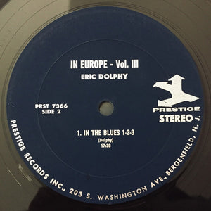 Eric Dolphy - In Europe / Volume 3.