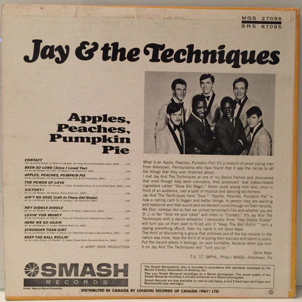 Jay & The Techniques - Apples, Peaches, Pumpkin Pie