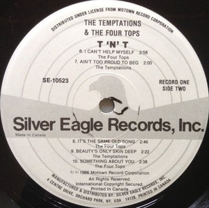 The Temptations & Four Tops - T'N'T Vinyl Record