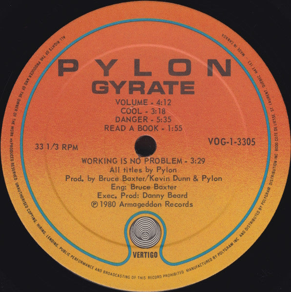 Pylon - Gyrate - 1980