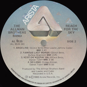 Allman Brothers Band, The - Reach For The Sky -