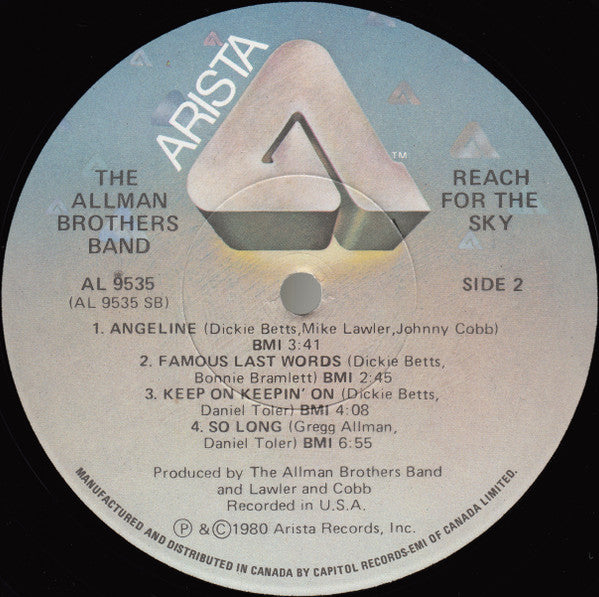 Allman Brothers Band, The - Reach For The Sky -