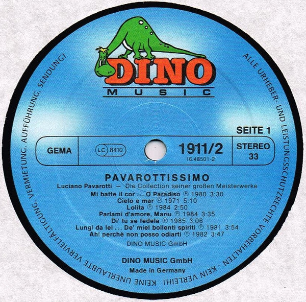 Luciano Pavarotti - Pavarottissimo (Die Collection Seiner Großen Meisterwerke) - 1988