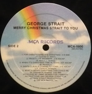George Strait - Merry Christmas Strait To You - 1986