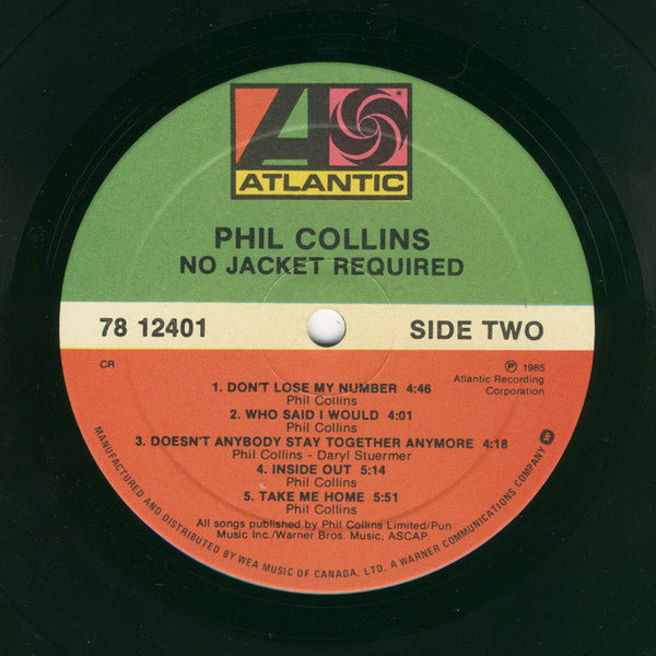 Phil Collins - No Jacket Required - 1985