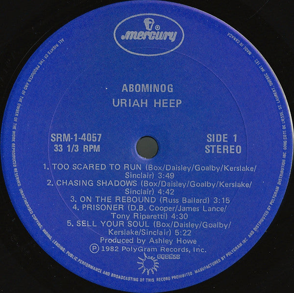 Uriah Heep - Abominog - 1982