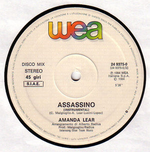 Amanda Lear - Assassino - 1984