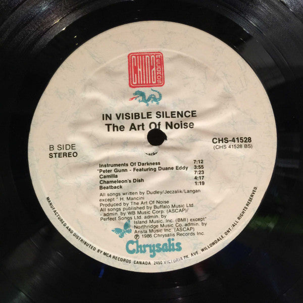 Art Of Noise, The - In Visible Silence - 1986