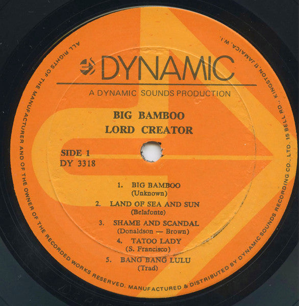 Lord Creator - Big Bamboo -