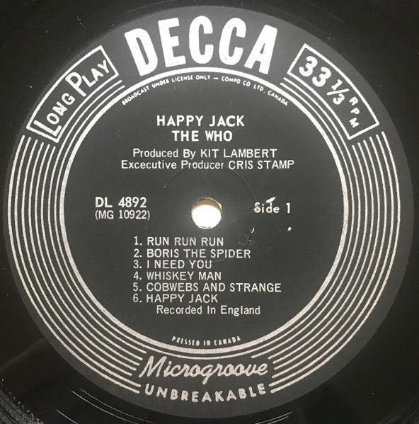 Who, The - Happy Jack - 1967