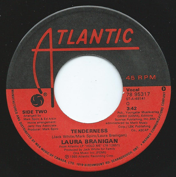 Laura Branigan - Spanish Eddie / Tenderness - 1985