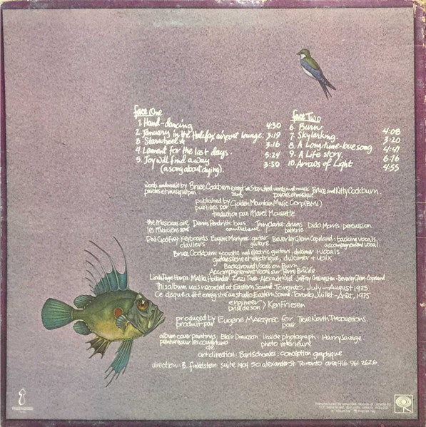 Bruce Cockburn - Joy Will Find A Way - 1975