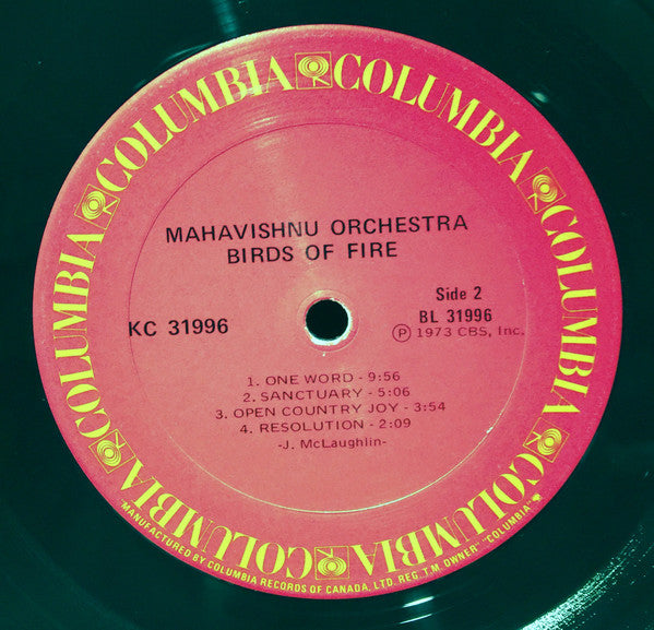 Mahavishnu Orchestra - Birds Of Fire Vinyl Record