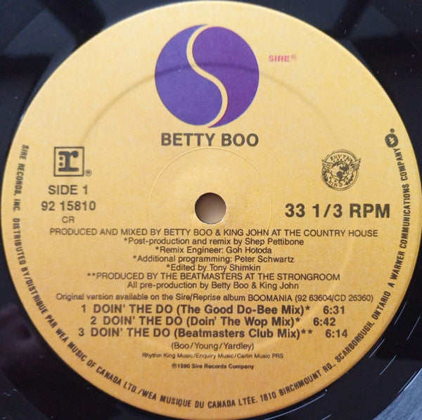 Betty Boo - Doin' The Do - 1990