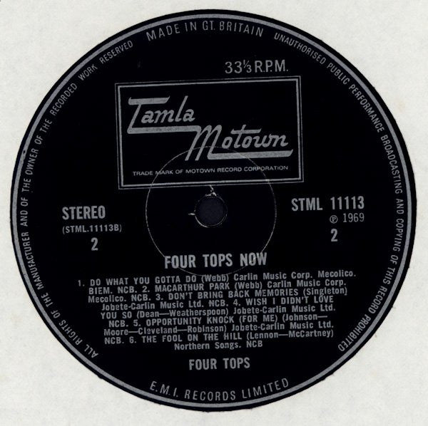 Four Tops - Four Tops Now!